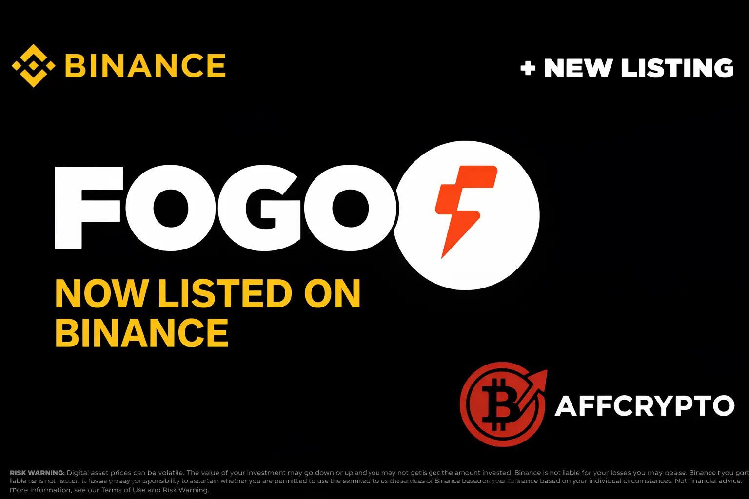 Binance niêm yết Fogo (FOGO) — Từ Binance Alpha lên Spot, kèm Seed Tag